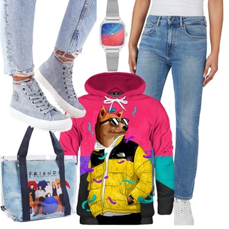 Outfit s Hodinky "Outfit na podzim"