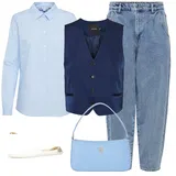 Nadrozměrné Dlouhé Slouchy Džíny Outfity image