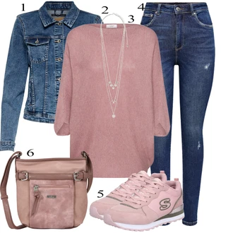 90. leta outfit mit Temno modra/Modra Kavbojke z Razporkom/Usnjena Jakna/Usnjene Čevlje/Zimska jakna/Kavbojke na Poteg/Push up Kavbojke/Kavbojke Visokega Pasu/Kavbojke z Luknjo/Usnjene jakne/Ženske 7/8 Kavbojke/Gležnarji Only "Obleka za jesen"Look: Stil, 90. leta, Kul, Disko, Francoski, Modernen, Stari denar