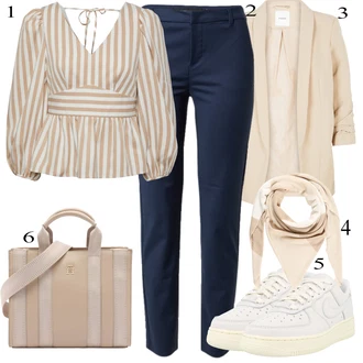 Outits with suit pants "poletni videz"