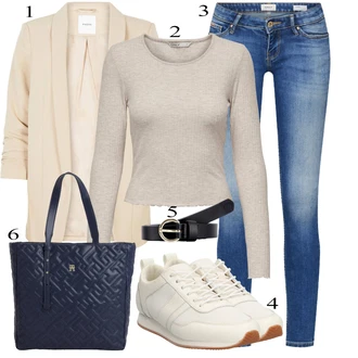 Kombinacije od trapera sa Tommy Hilfiger "Jesenski outfiti"