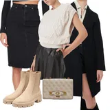 Podzimní outfity se sukněmi image