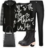 Pohodlné kozačky Outfity image