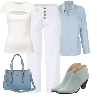 Outfit s Zimní Kozačka Alba Moda "Perfekt na podzim"