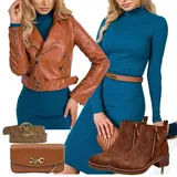 Klasické Gumové Kotníkové Boty Outfity image