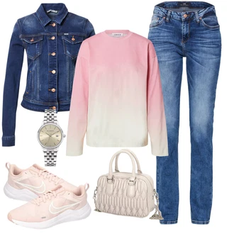 Outfit s Teniska Nike "Podzimní Look"