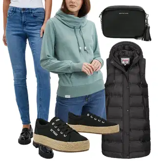 Outfit s Černá Lonsdale "Podzimní Look"