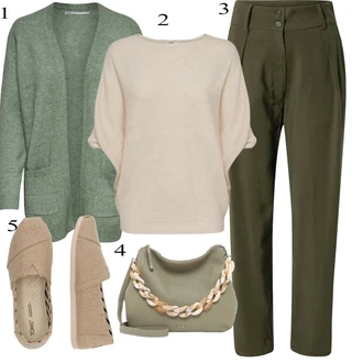 outfit mit Roza TOMS "Obleka za prosti čas"