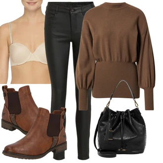 Outfit s Béžová Pánské boty ve velikosti 11/Zmenšující Podprsenek/Odlehčovací podprsenka/Kožené bundy pro muže/Tělo bez kostic/Podprsenka Bez Kostic/Měkká podprsenka/Trojúhelníkový Podprsenek/Vyztužený podprsenek/Push-Up Podprsenka/Podprsenka s kosticemi/Podprsenka Balconette spanx "Podzimní Look"