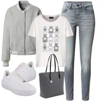 Outfit s Pastelové barvy Monari "podzimní outfit pro každý den"