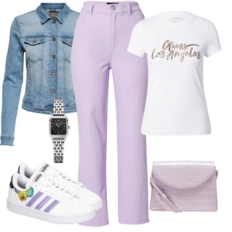 Outfit s Bota Teniska Adidas "Sportovní podzimní outfit"