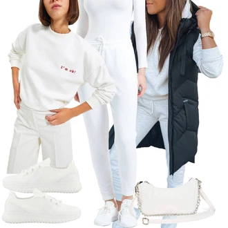 Outfit s Taška Přes Rameno DeFacto "Sportovní podzimní outfit"