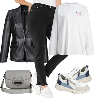 Outfit s Sportovní Taška Přes Rameno MONA "Outfit na podzim"