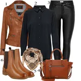 Oakwood Usnjene Jakne Biker outfiti za dame image