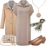 Outfity s šaty s laclem image