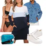 Elastan šaty outfity image