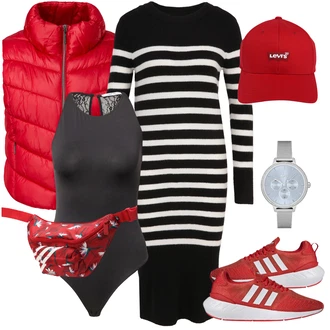 Outfity s krajkovými body "Trendový podzimní outfit"