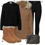 Z vezalkami Termo Pajkice outfiti za dame image