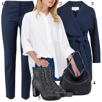 Outits with suit pants "Oblačila za jesen"