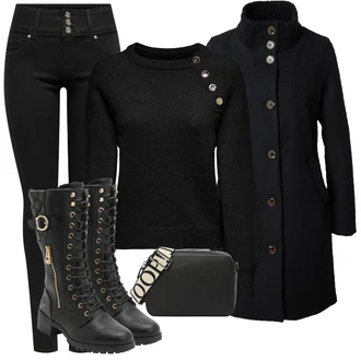 Outfit s Černá Nezařazené JOOP! "Cool podzimní outfit"