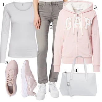 Športne Outfiti mit Siva Nike "Popoln za jesen"