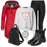Guess Oversized Mikina Outfity image