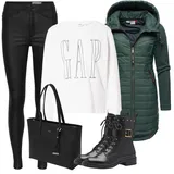 GAP Oversized Mikiny Outfity image