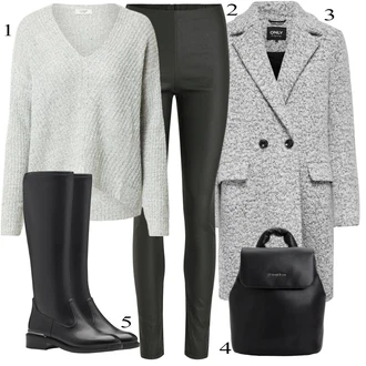 Jesenske Outfiti Polnejša mit Temno zelena/Khaki Pajkice Velika Velikost Vila "Obleka za jesen"