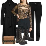Prošívané Gumové Kotníkové Boty Outfity image