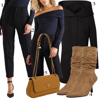 Outits with suit pants "Popoln za jesen"