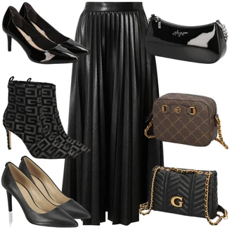 Outfit s Černá michael kors "Elegantní podzimní outfit"