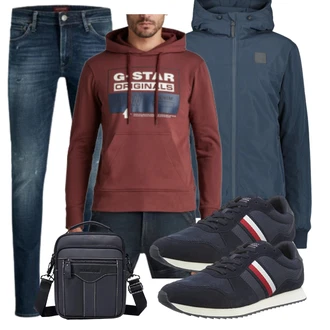 Jeans Outfits mit Schwarz Unkategorisiert Tommy Hilfiger "Freizeit Outfit"