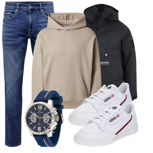 Elegant Blau/Hellblau Damen 7/8-Länge Jeans/Jeans mit Schlitz/Tapered-Jeans/Slim Fit Jeans/Cropped Jeans/Straight Leg Jean/Girlfriend Jeans/Knöchelstiefel/Regular-Fit Jeans/Boyfriend Jean/Dad Jeans/Vintage Jeans/Winterjacke/Leder Schuhe/Sportschuhe Only & Sons kombinierenLook: Uni, Coole, Elegant, Old Money, Classic, Retro, Schlichte, 70er, Premium