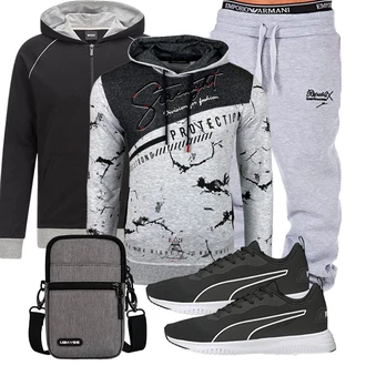 Sport Outfits mit Schwarz Unkategorisiert Puma "Freizeit Outfit"