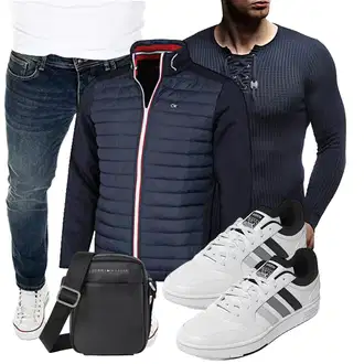 Hochzeitsgast Outfits Elegant mit Schwarz Unkategorisiert Leif Nelson "Freizeit Outfit"Look: Moderne, Dad, Coole, Classic, Business, Feine, Chill, Empire, Elegant, Casual, Stil