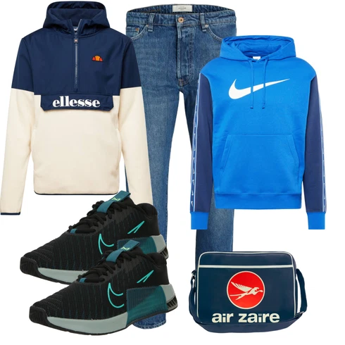 Schwarz/Türkis/Grün/Hellblau/Dunkelgrün Sportschuh Gewichtheberschuh/Fussball Schuh/Joggingschuh/Stollenschuh/Basketballschuh/Tennisschuh/Hallenfußballschuh/Gymnastikschuh/Handballschuh/Fitnessschuh/Volleyballschuh Nike kombinieren