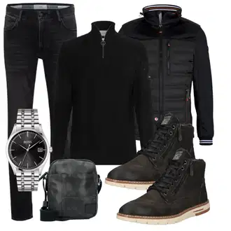 Stiefel Outfits mit Weiß Jeans Brax "Freizeit Outfit"