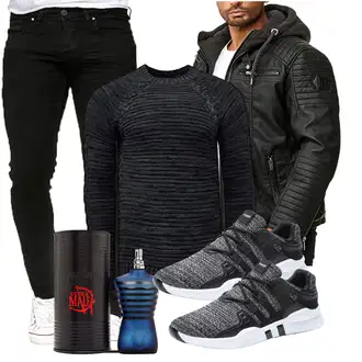 Party Outfits Elegant mit Schwarz Unkategorisiert R-Neal "Freizeit Outfit"Look: Elegant, Büro, Moderne, Business, Casual, Streetwear, Stil