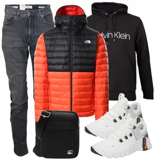 Outfit mit Schwarz Jeans Brax "Freizeit Outfit"