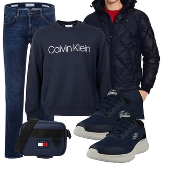Jeans Outfits mit Unkategorisiert Tommy Hilfiger "Freizeit Outfit"