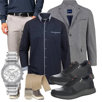 Outfit mit Schnürschuh Rieker "Freizeit Outfit"