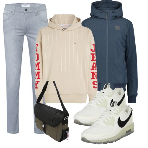 Winter Weiß/Hellgrün/Creme Leder Sneaker/Sneaker Low/Vintage Sneaker/Winter Sneaker Nike Sportswear kombinieren