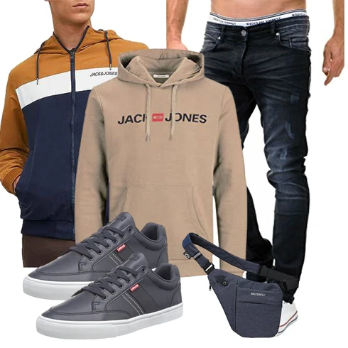 Lang Braun/Beige Vintage Jacke/Frühlingsjacke/2in1 Jacke/Kastenjacke/Coachjacke/Nachhaltige Jacke/Übergangsjacke Herbstjacke/Sommerjacke/Windbreaker Jacke/Kapuzenjacke Jack & Jones kombinieren mit Braun/Beige Vintage Jacke/Frühlingsjacke/2in1 Jacke/Kastenjacke/Coachjacke/Nachhaltige Jacke/Übergangsjacke Herbstjacke/Sommerjacke/Windbreaker Jacke/Kapuzenjacke Jack & Jones
