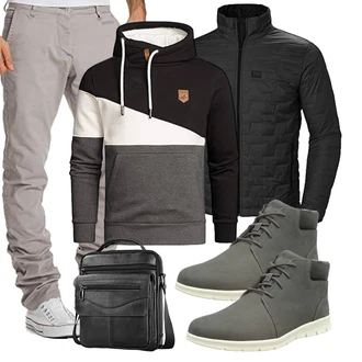 Outfit mit Grau Unkategorisiert Timberland "Freizeit Outfit"