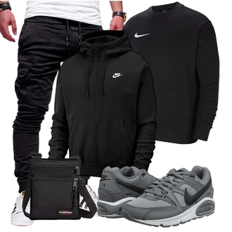 Training Outfit mit Schwarz Unkategorisiert Nike "Freizeit Outfit"Look: Fußball, Training
