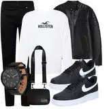 Bershka Lederjacken Outfits image