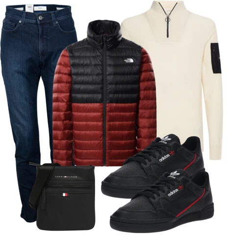 Rockige Schwarz/Rot Schuh Schmaler Sneaker/Sneaker Mit Klettverschluss/SkateSchuh/Leder Sneaker/Sneaker Low/Sneaker Mit Seitlichem Reißverschluss/gesundheitsSchuh Adidas Originals kombinierenLook: Sportlich, Retro, Rockige, Moderne, Classic, Unisex, Steampunk, Skater, Techno, Rap