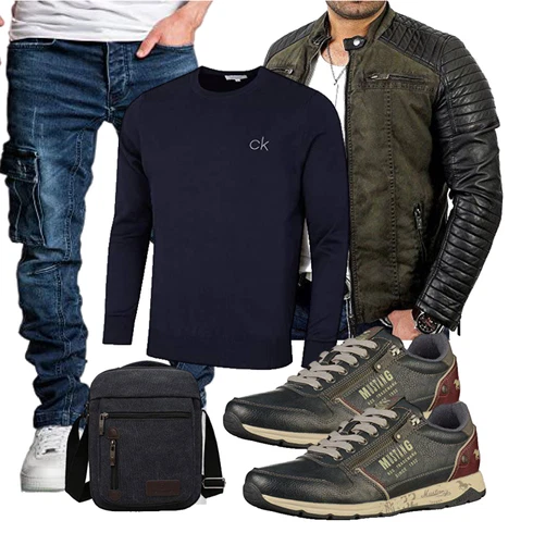 Fell Dunkelgrün Jacke mit Seitlichem Reißverschluss/Kunstfaserjacke/KunstLederjacke/Wachsjacke/Steppjacke/Außergewöhnliche Jacke/Motorradjacke/Bikerjacke Redbridge kombinieren