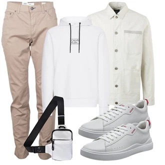 Outfit mit Grau Anzug S.Oliver "Freizeit Outfit"