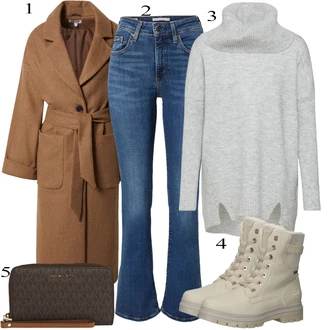 outfit mit Modra/Lila barve/Svetlo Modra Hlača velika velikost levi's ® "Popoln za jesen"